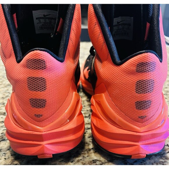 NEW Nike Men’s HyperDUNK 2014 Lunarlon Mango 653640-800 Basketball Sneaker Sz12 - Picture 3 of 9